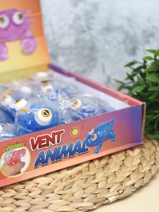 Мялка - антистресс «Vent animal», blue 