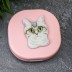 Контейнер для линз "Purebred Cat", pink-gray 