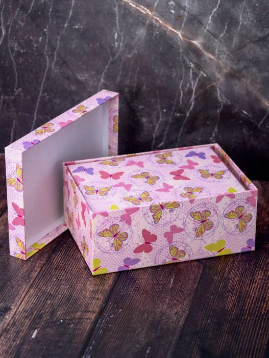 Набор подарочных коробок 3 в 1 «Butterflies», 18*12*7-21*14*8.5-23*16*9.5 