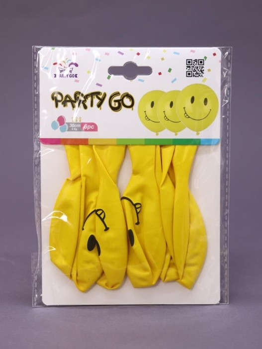 Набор воздушных шаров 6 шт. &quot;Laughter lift&quot;, (30 см) 