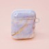 Чехол для Airpods "Marble" white-gold 