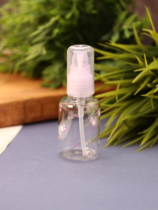 Дорожная бутылочка "Bunny love", purple (50 ml) 