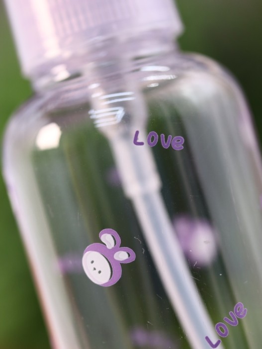 Дорожная бутылочка "Bunny love", purple (50 ml) 