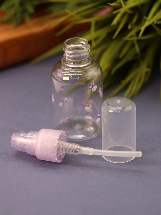 Дорожная бутылочка "Bunny love", purple (50 ml) 