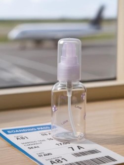 Дорожная бутылочка "Bunny love", purple (50 ml)