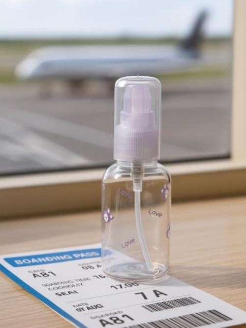 Дорожная бутылочка "Bunny love", purple (50 ml) 