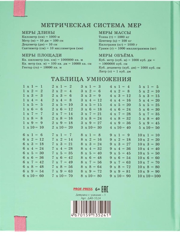 Дневник школьный для 1-4 классов на резинке "Девушка с ушками", 48 л (22,3x17,5 см)