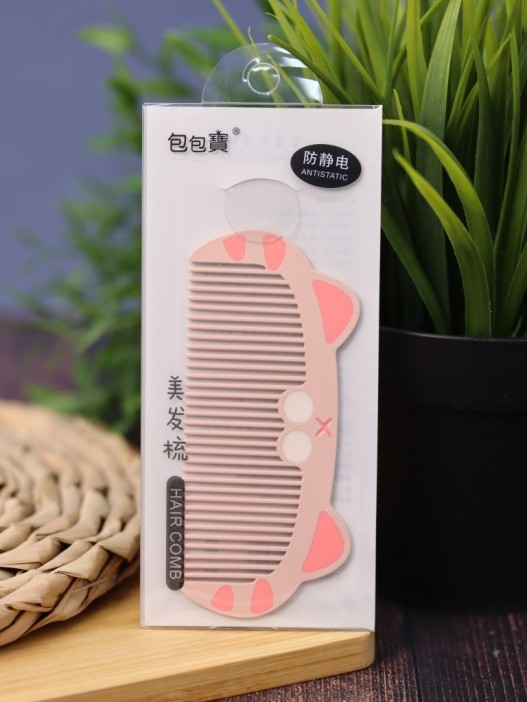 Расческа "Cat bells", pink 