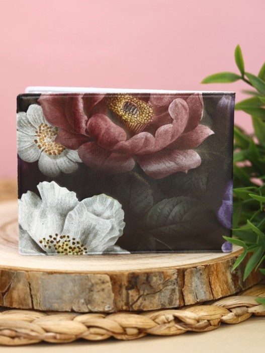 Обложка для студенческого «Flowers», плотность 600 мкм 