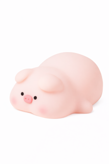 Ночник "Chilling pig", розовый (13*11.5*5.3 см)