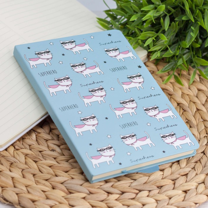 Блокнот (A5) "Kitty superhero", (14.5*21) 