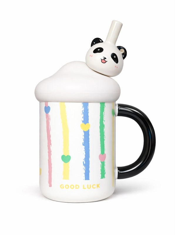 Кружка «Panda pie», black (420 мл) 