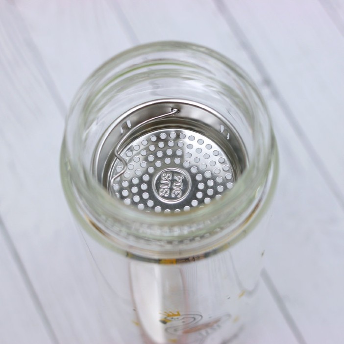 Бутылка "You just here" flamingo pink 