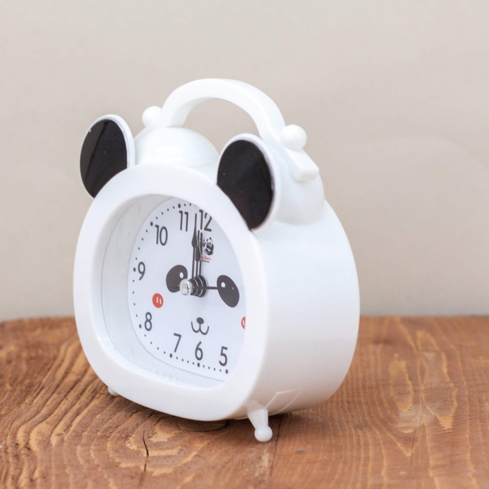 Часы-будильник &quot;Smiling panda&quot;, white 