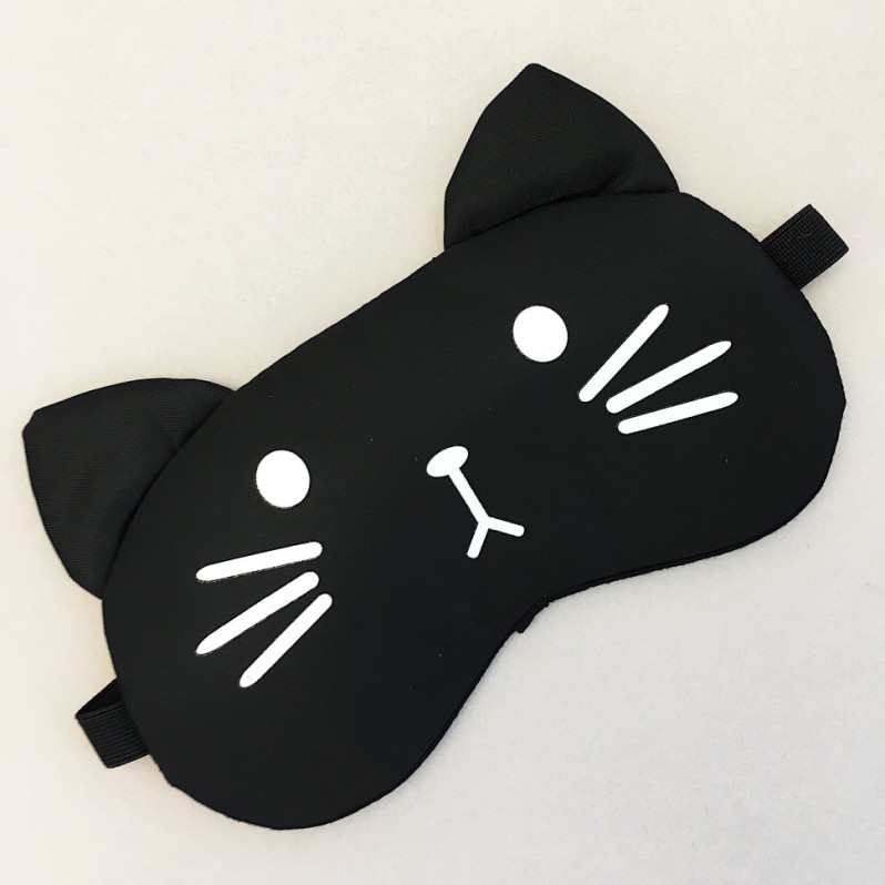 Маска для сна гелевая &quot;Black cat&quot; 