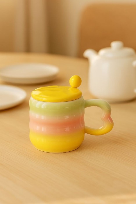 Кружка «Rainbow gradient», yellow (420 ml) 