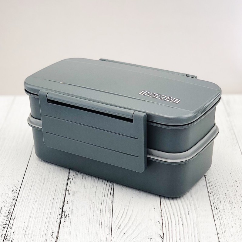 Ланчбокс &quot;I love&quot;, gray 