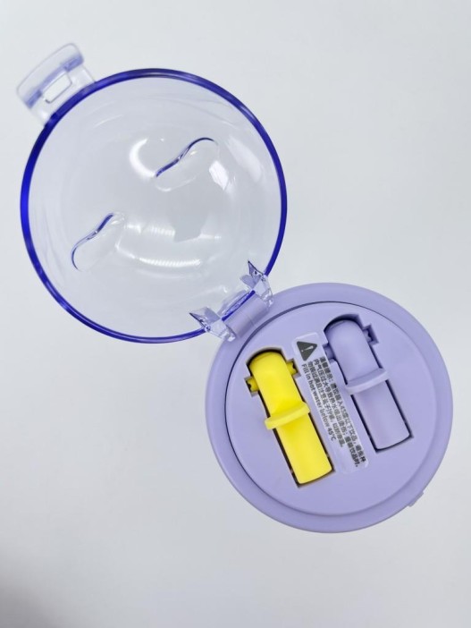 Тамблер с наклейками «Funny bear», purple (420 мл) 