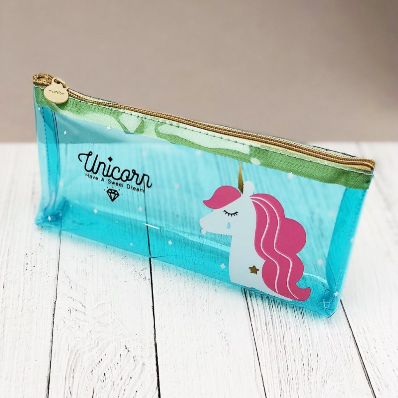Пенал &quot;Unicorn&quot;, голубой 