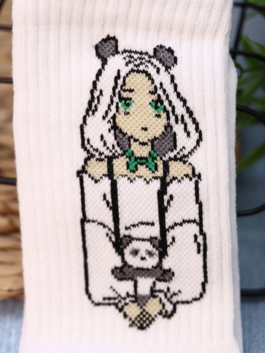 Носки женские &quot;Perfect panda girl&quot;, р. 35-40, белый 
