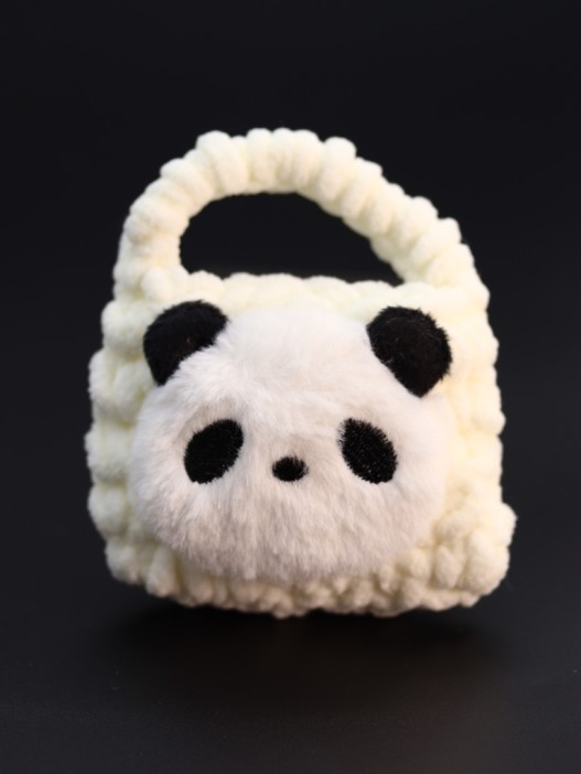 Сумочка для наушников &quot;Panda&quot;, white (11.5*9.5 см) 