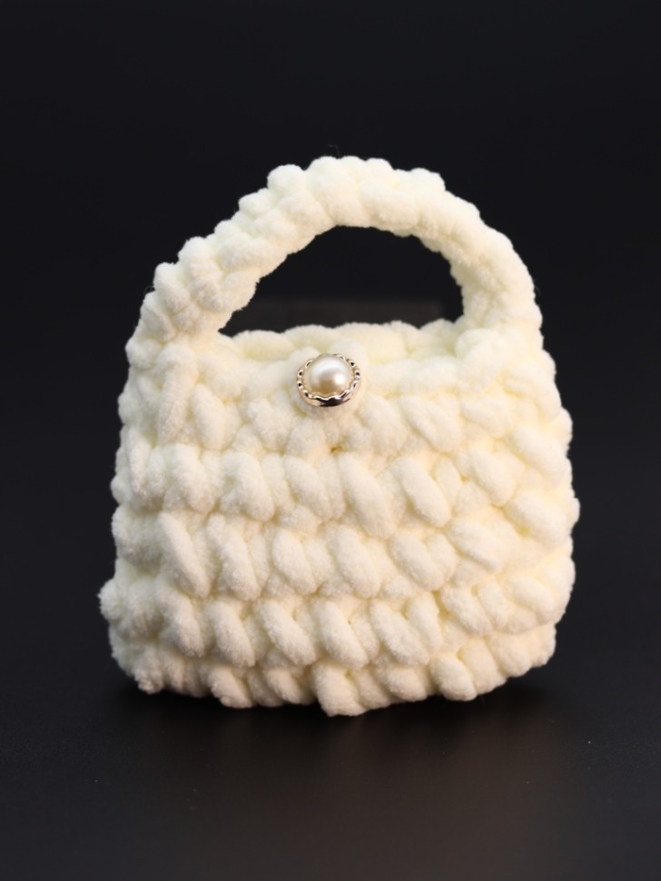 Сумочка для наушников "Panda", white (11.5*9.5 см)