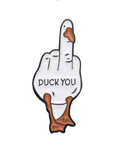 Значок &quot;Duck you&quot; 