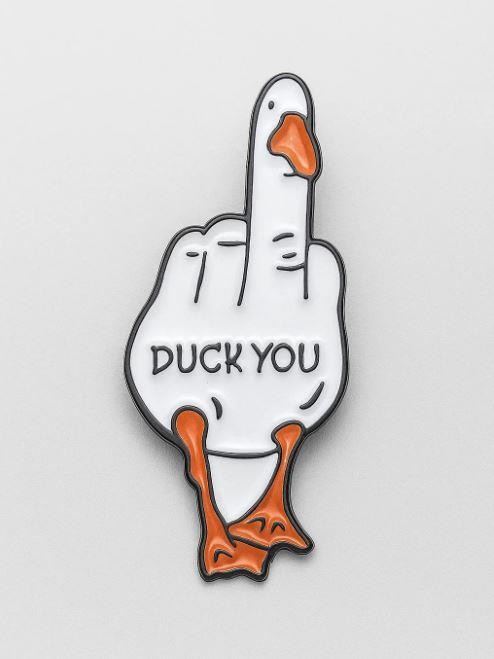 Значок &quot;Duck you&quot; 