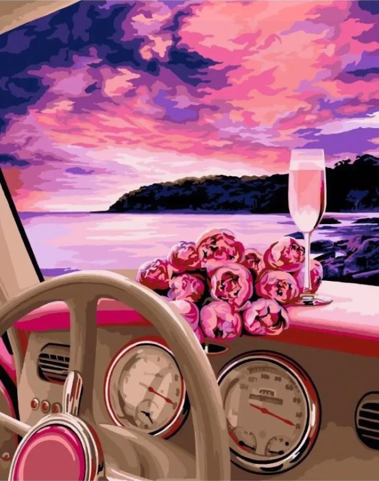 Картина по номерам 40*50 &quot;Ривьера&quot; (24 цвета) 