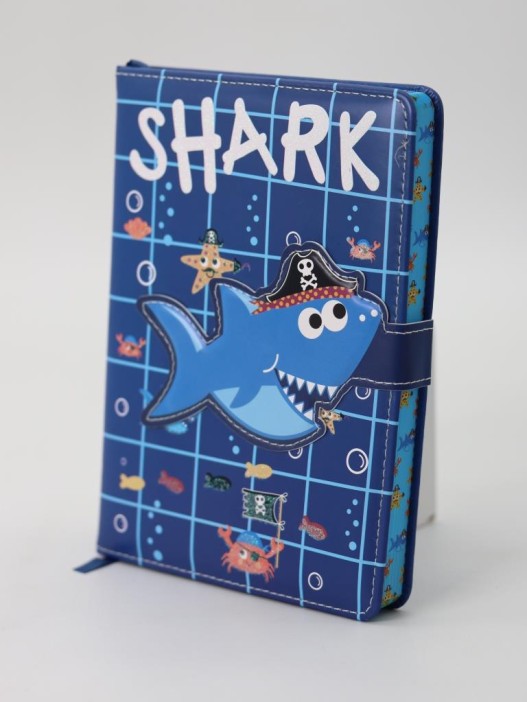 Блокнот (B6) "Shark pirat", blue (18.5*13)
