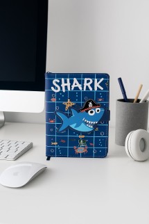 Блокнот (B6) &quot;Shark pirat&quot;, blue (18.5*13)