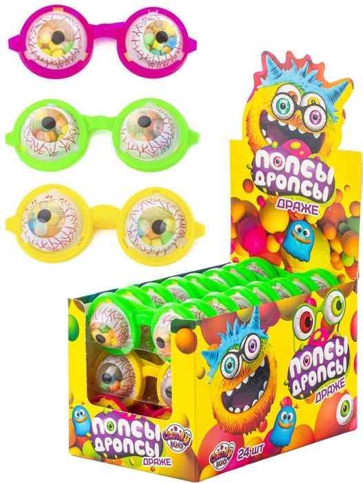 Сахарное драже «Попсы дропсы», 24шт. 