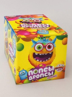 Сахарное драже «Попсы дропсы», 24шт.