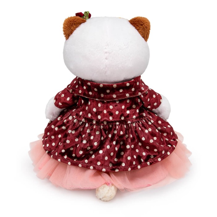 Мягкая игрушка &quot;Кошечка Ли-Ли в бархатном жакете и юбочке&quot; (24 см) 