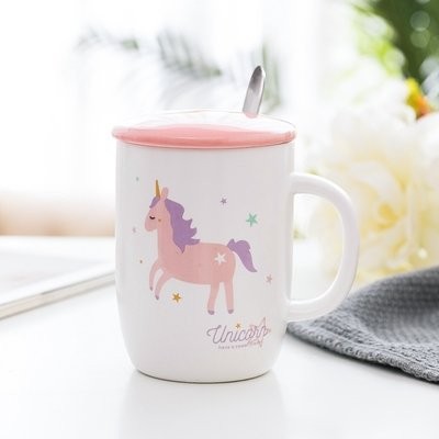 Кружка "Unicorn pink", white 