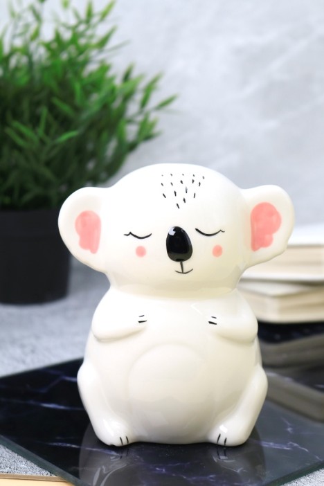 Копилка керамическая «Calm koala», white (13 см) 