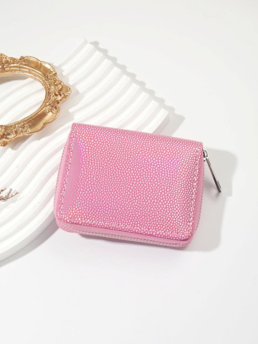Кошелек &quot;Metallic billfold&quot;, pink (11*8,5 см) 