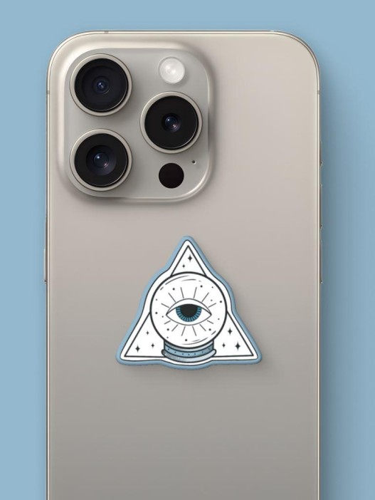 Набор 3D стикеров для телефона 3 шт. &quot;My vibe is art&quot; 