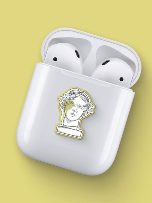 Набор 3D стикеров для телефона 3 шт. &quot;My vibe is art&quot; 