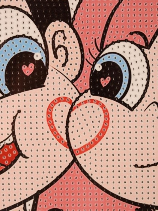 Алмазная мозаика на подрамнике Draw Me! «Love», (20*20 см) 