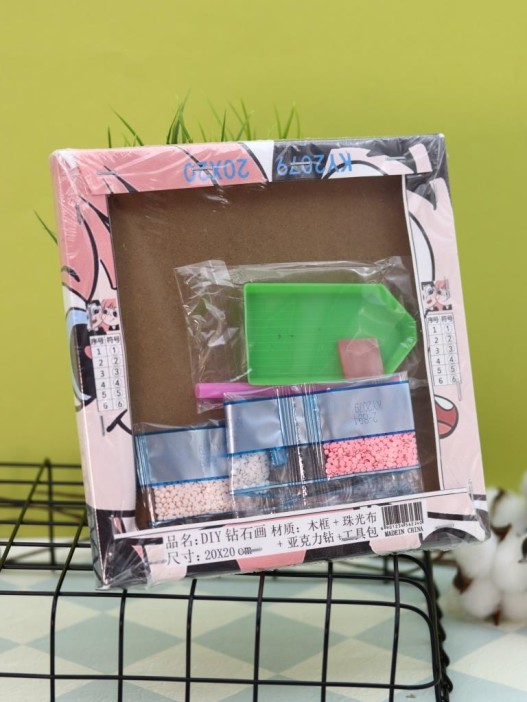 Алмазная мозаика на подрамнике Draw Me! «Love», (20*20 см) 