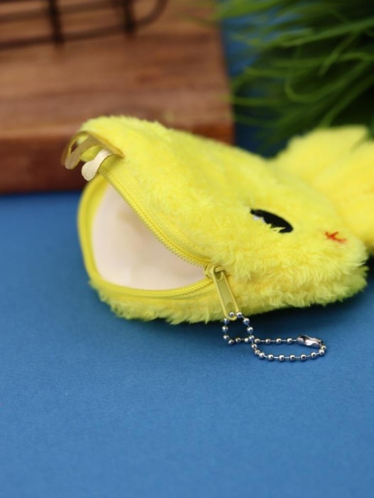 Кошелёк плюшевый &quot;Yellow Octopus&quot;, yellow (10*12 см) 