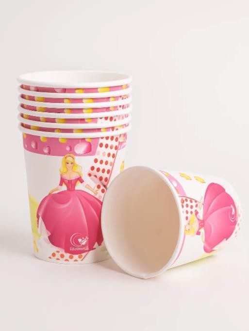 Набор бумажных стаканов 6 шт. "Принцесса" (250 мл) 