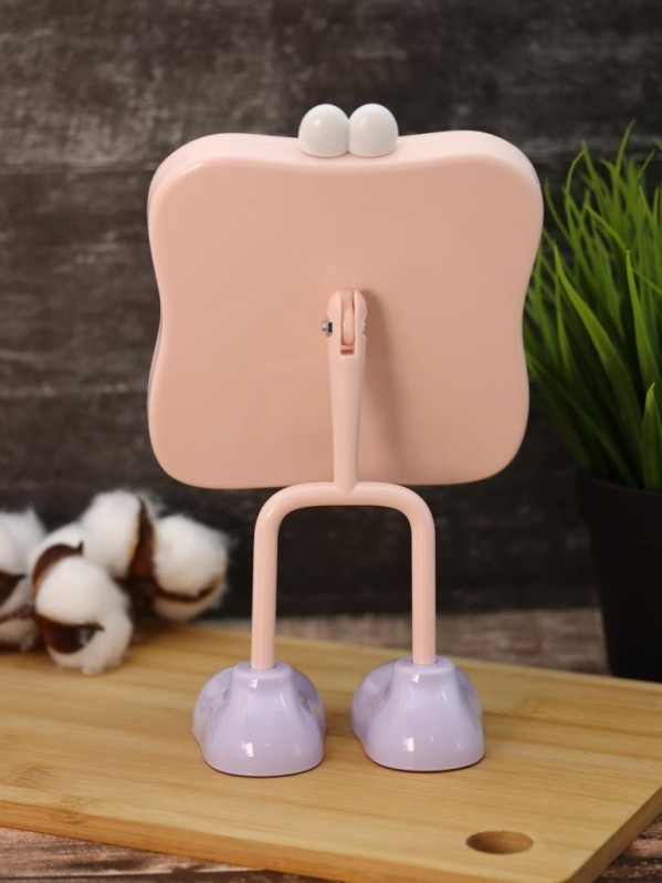 Зеркало настольное GIRLY "Веселые ножки", розовое