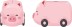Копилка керамическая «Pig car», pink (20,3х11,1х11,1 см) 