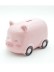 Копилка керамическая «Pig car», pink (20,3х11,1х11,1 см) 