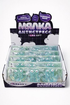 Мялка - антистресс «Царевна-лягушка», шоубокс iLikeGift 20 шт.