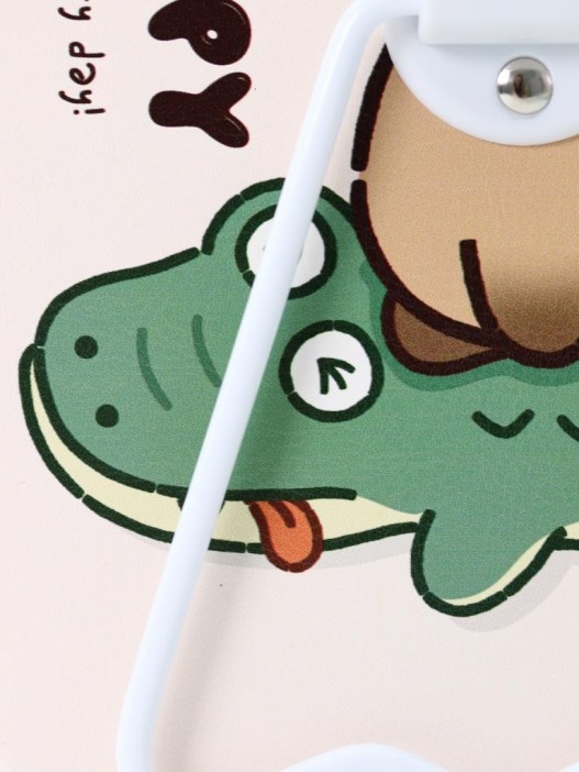 Зеркало настольное &quot;Capybara is happy one&quot;, беж, 12*15,6 см 