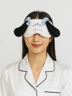 Маска для сна гелевая "Cute puppy", blue