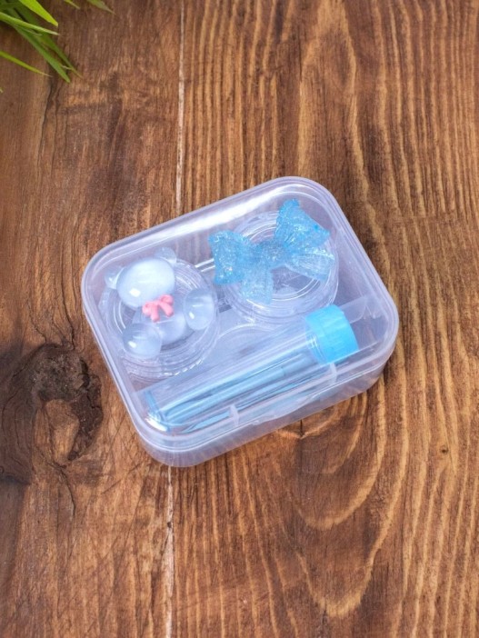 Контейнер для линз &quot;Clear bear&quot;, blue 
